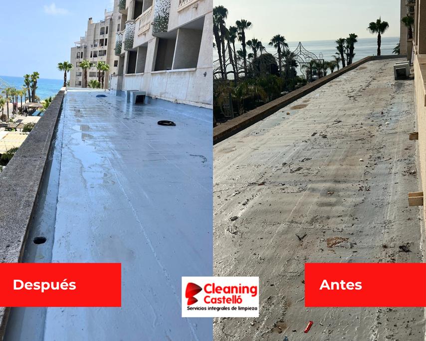 Limpieza de zonas comunes en comunidades